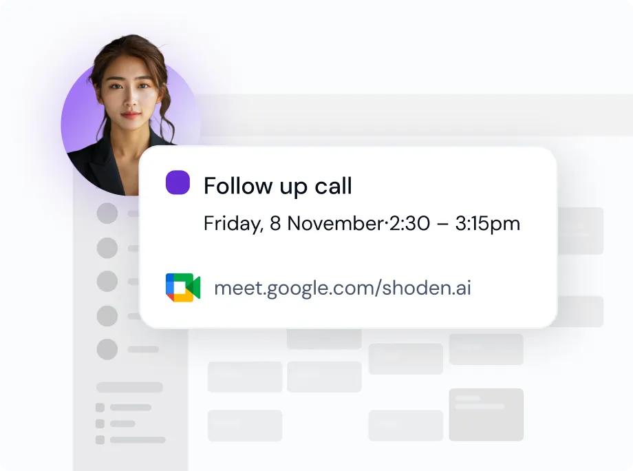 Google calendar connected to ppl